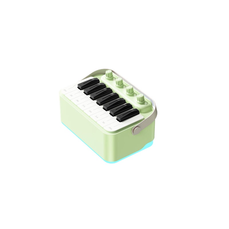 New Product Piano Bluetooth Sound Atmosphere Night Light Sound Subwoofer Smart Home Creative Bluetooth Small Speaker - Image 1