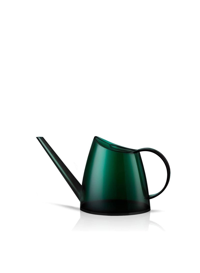 SYOSI Watering Can Indoor Watering Can for House Bonsai Plants Garden Flower Long Spout 40oz 1.4L Translucent Green Fashionable Garden Flower Sprayer Long Mouth Candy Color Plant Watering Can - Image 1
