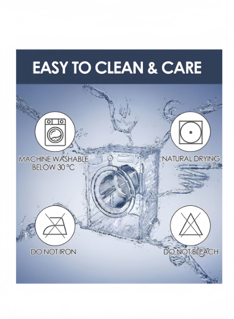 ميكسد الأصفر مجموعة كاملة من أربعة مقاعد أريكة مرنة ، غير زلة حقيبة ، مجموعة أريكة مرنة ، أريكة منشفة - Image 2