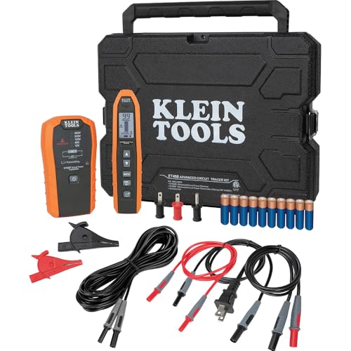 Klein Tools ET450 Advanced Underground Circuit Breaker Finder and Wire Tracer Kit for Energized and NonEnergized Breakers Fuses and Wires - Image 1