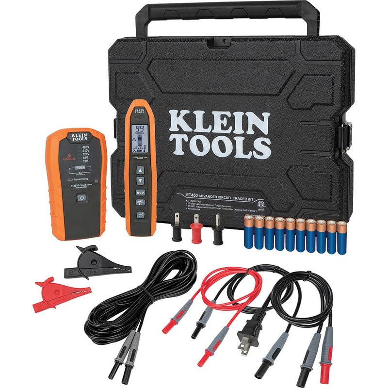 Klein Tools ET450 Advanced Underground Circuit Breaker Finder and Wire Tracer Kit for Energized and NonEnergized Breakers Fuses and Wires - Image 2
