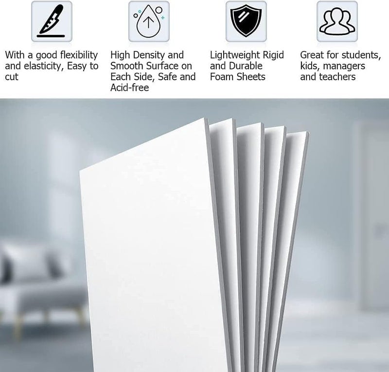 BPA 30 Pack White Foam Boards 10x8 inches - Image 4