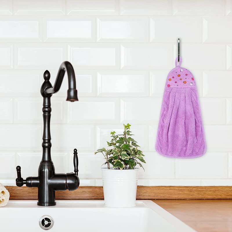 OnDec OnDec Microfiber wash Basin Hanging Hand Kitchen Towel Napkin with Ties - Image 5