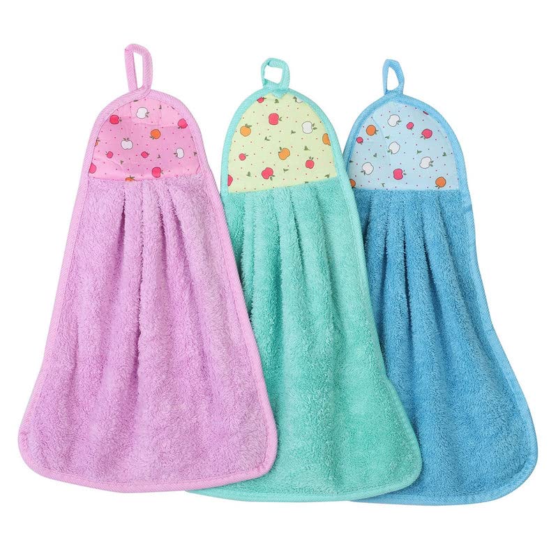 OnDec OnDec Microfiber wash Basin Hanging Hand Kitchen Towel Napkin with Ties - Image 1