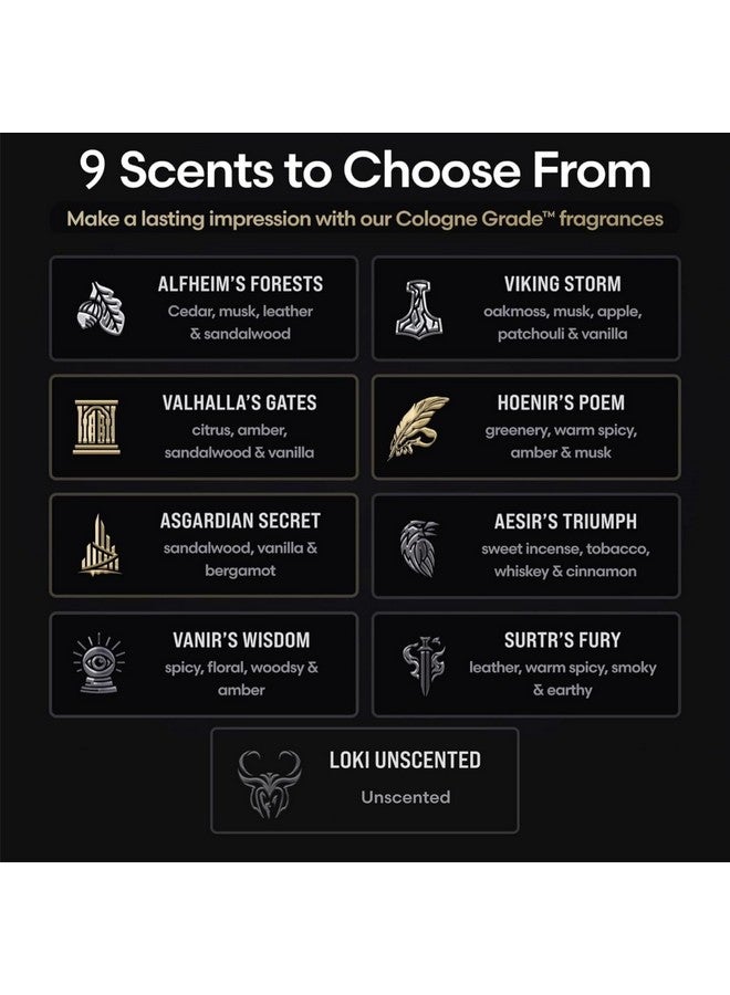 - زيت نمو اللحية - Asgardian Secret, Gold Collection (1 أونصة سائلة) - سائل ليلي - زيت اللحية للرجال - ينعم اللحية ويرطبها ويجعل نموها أكثر صحة