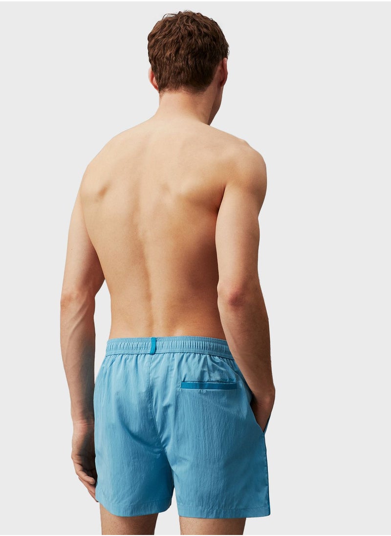 CALVIN KLEIN - Short Drawstring Swim Shorts - Image 1