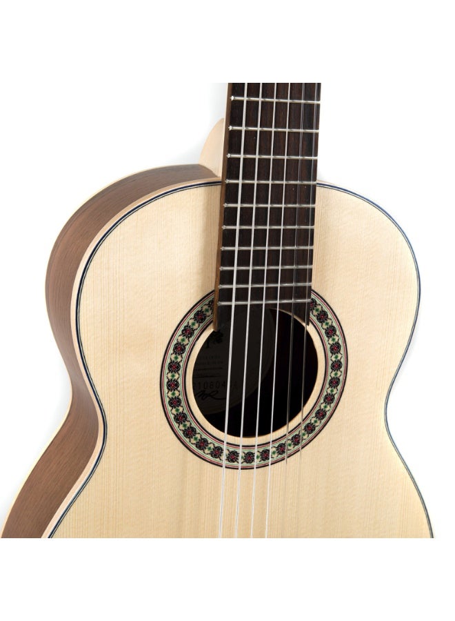 Manuel Rodríguez ECOLOGÍA E-53 1/2 Classical Guitar – Solid Spruce Top, Walnut Back, Eco Satin Finish - Image 2