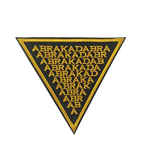 Cute-Patch Abracadabra Embroidered Iron on sew on Patch Supernatural Logo Applique - Image 1