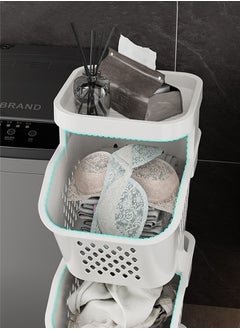NKX Modern 4 Layers Storage Organizer with Wheels And Storage Table  - Image 2