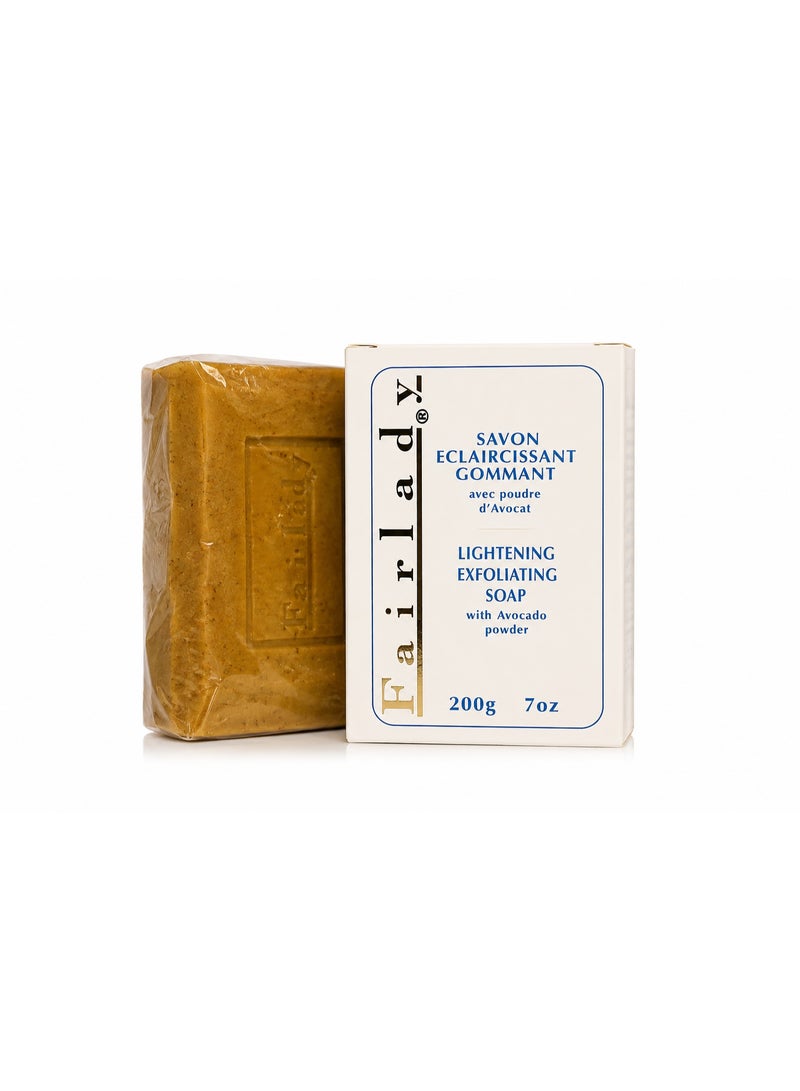 FAIRLADY Lightening Exfoliating Soap with Avocado Powder, 200g - Image 1