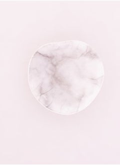 Bright Designs Melamine Matt Dip Bowl 
Set of 2 (10cm) white Marble  - Image 2