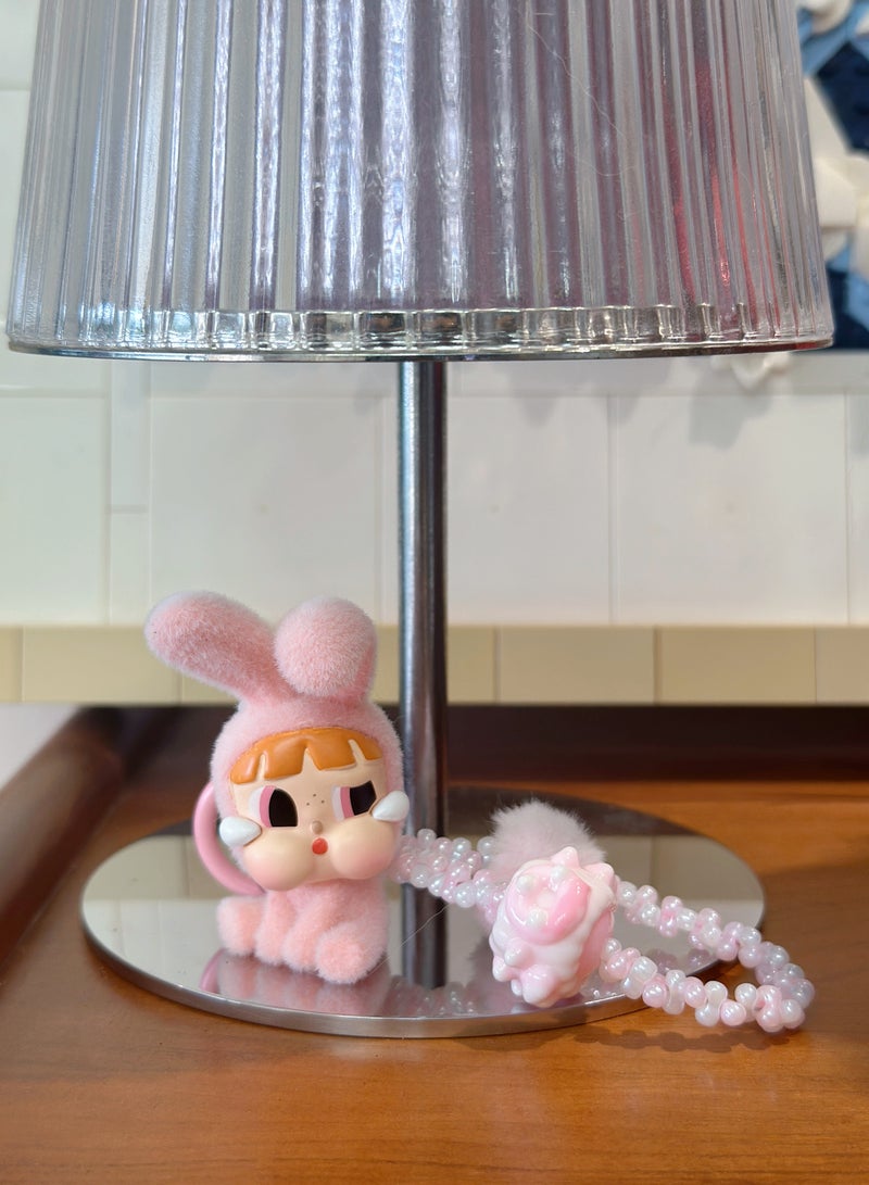 سلسلة مفاتيح كراي بيبي وردية لطيفة – إكسسوار فريد وجميل للبنات ومحبي الهدايا - Image 2