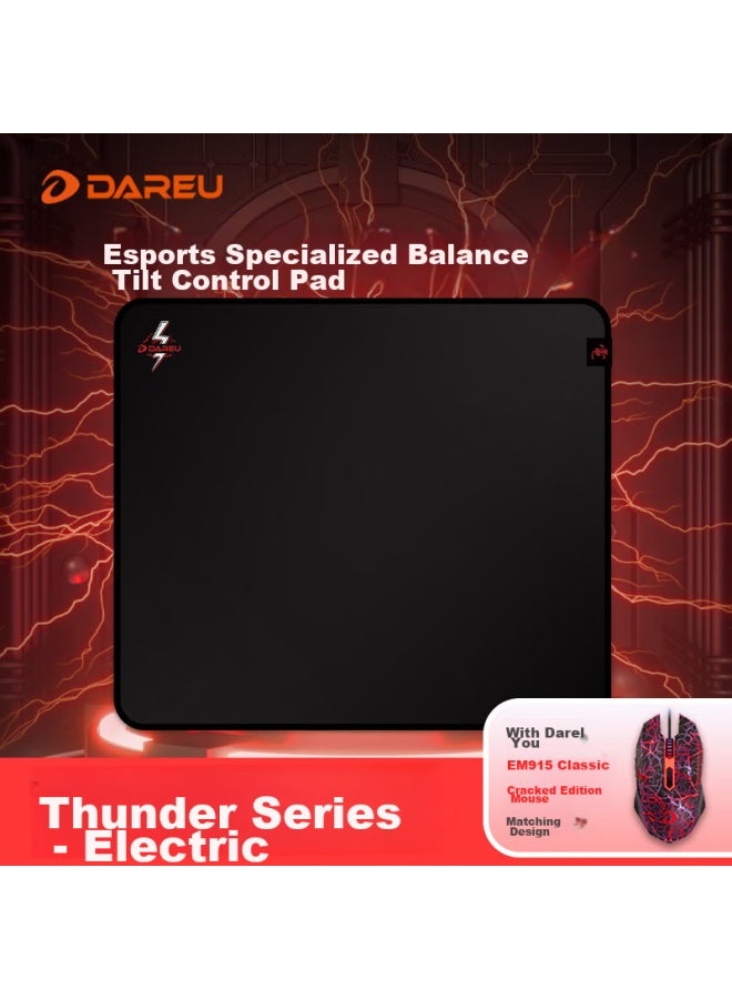 Daryo Daru You Gaming Mouse Pad, Large Size For Fps, Saturn-Shaped Balanced Control Pad, 460*400*4Mm, Thickened, Sunk Design, Locking Edge, For Csgo/Valve Desk Pad, Electric - Image 1