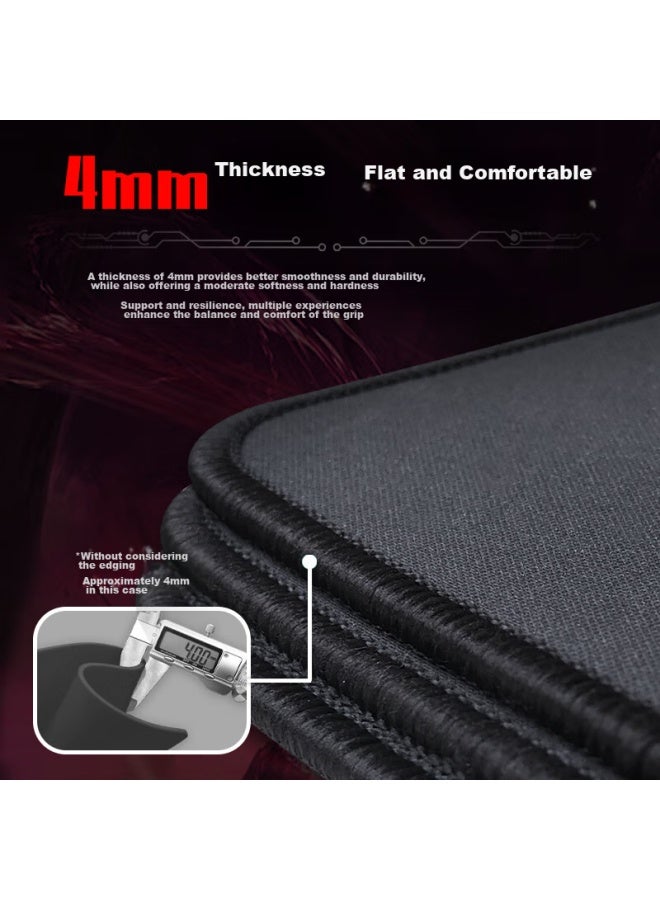 Daryo Daru You Gaming Mouse Pad, Large Size For Fps, Saturn-Shaped Balanced Control Pad, 460*400*4Mm, Thickened, Sunk Design, Locking Edge, For Csgo/Valve Desk Pad, Electric - Image 4