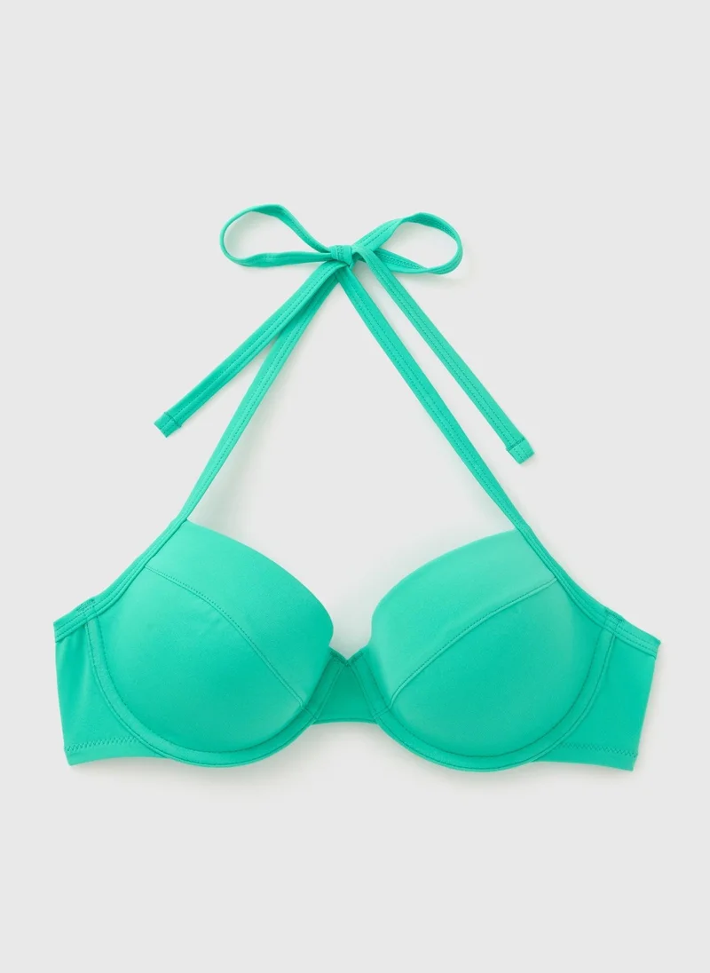 Matalan Green Padded Bikini Top