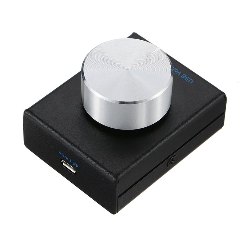 USB Volume Control Computer Speaker Audio Volume Controller Adjuster with One Key Mute Function PC Volume Controller USB Volume Knob - Image 2