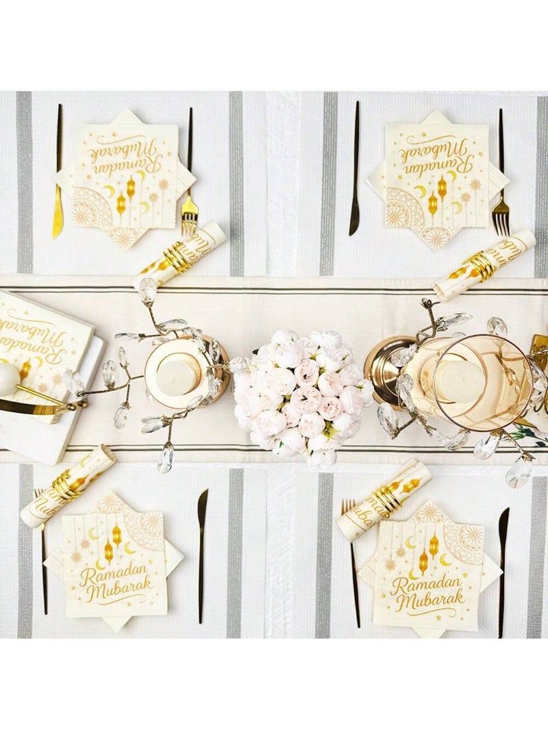 Ramadan Decorations Paper Napkins 20 Pieces – 33 × 33 cm - Image 5