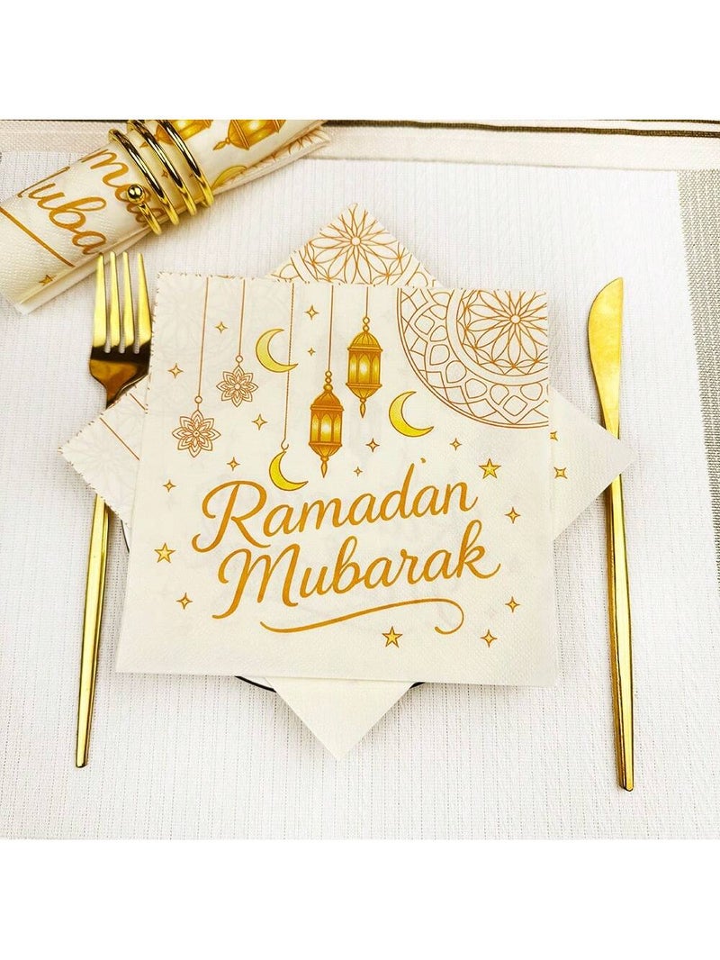 Ramadan Decorations Paper Napkins 20 Pieces – 33 × 33 cm - Image 1