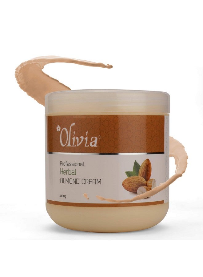 Olivia Professional Herbal Almond Facial Massage Cream 800G Moisturize Sensitive Skin, 800 G - Image 3