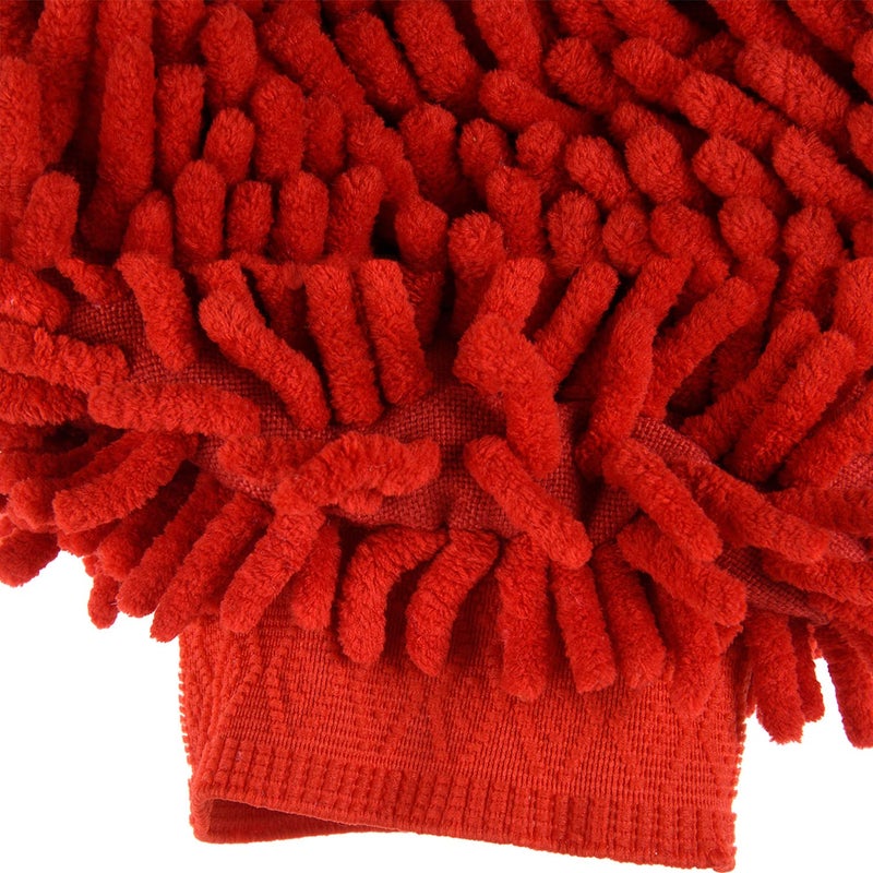 Kuber Industries Kuber Industries Gloves | Microfiber Cleaning Gloves | Chenille Mitts for Kitchen | 50 GSM Hand Duster for Kitchen | Hand Gloves for Car | Duster for Glass | Pack of 2 | Multi - Image 5