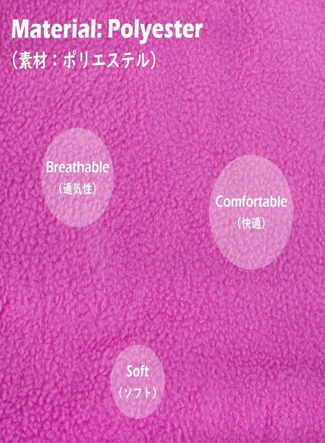 تراي وندر قبعة شتوية للأطفال من TRIWONDER، قناع تزلج بالاكلافا للأولاد والبنات الصغار، مقاوم للرياح، قابل للتعديل، قناع للوجه وتدفئة للرقبة في الطقس البارد (أحمر وردي 2) - Image 3