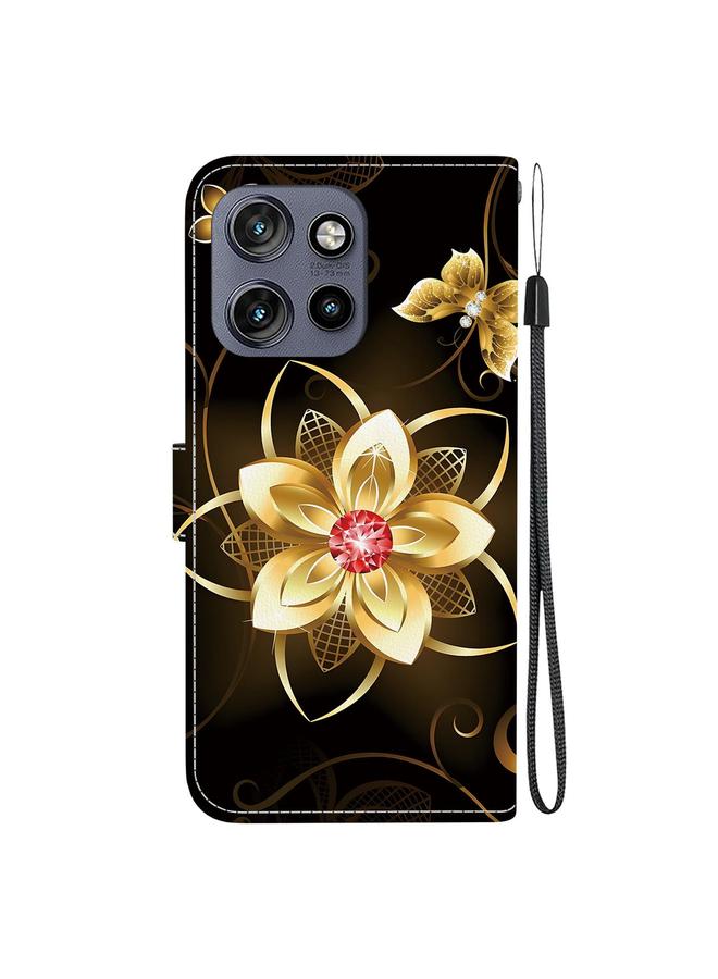 اس-توب جراب لهاتف Motorola Edge 50 Neo 5G Global Crystal Texture ملون من الجلد - Image 3