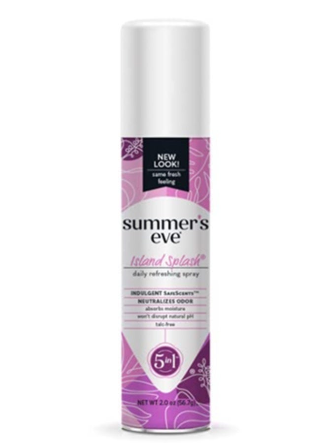 Summer's Eve Summer’s Eve Island Splash Daily Refreshing Spray 56.7g For Women - Long-Lasting Daily Freshness - Image 2