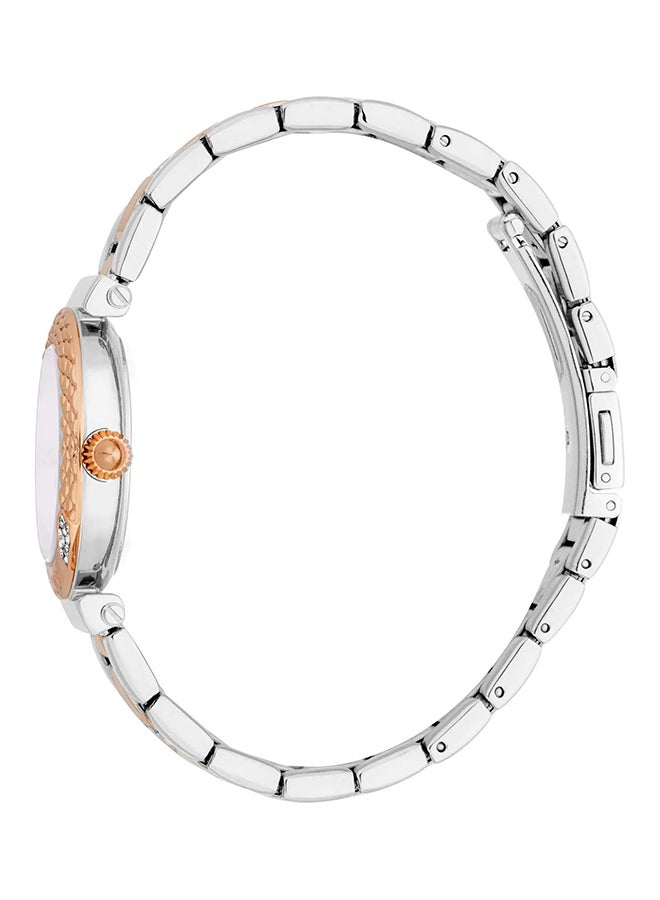 Just Cavalli جست كافالي ليدي كوريزا JC1L332M0085 - ساعة كوارتز أنثوية من الفولاذ المقاوم للصدأ 3 عقارب - Image 2