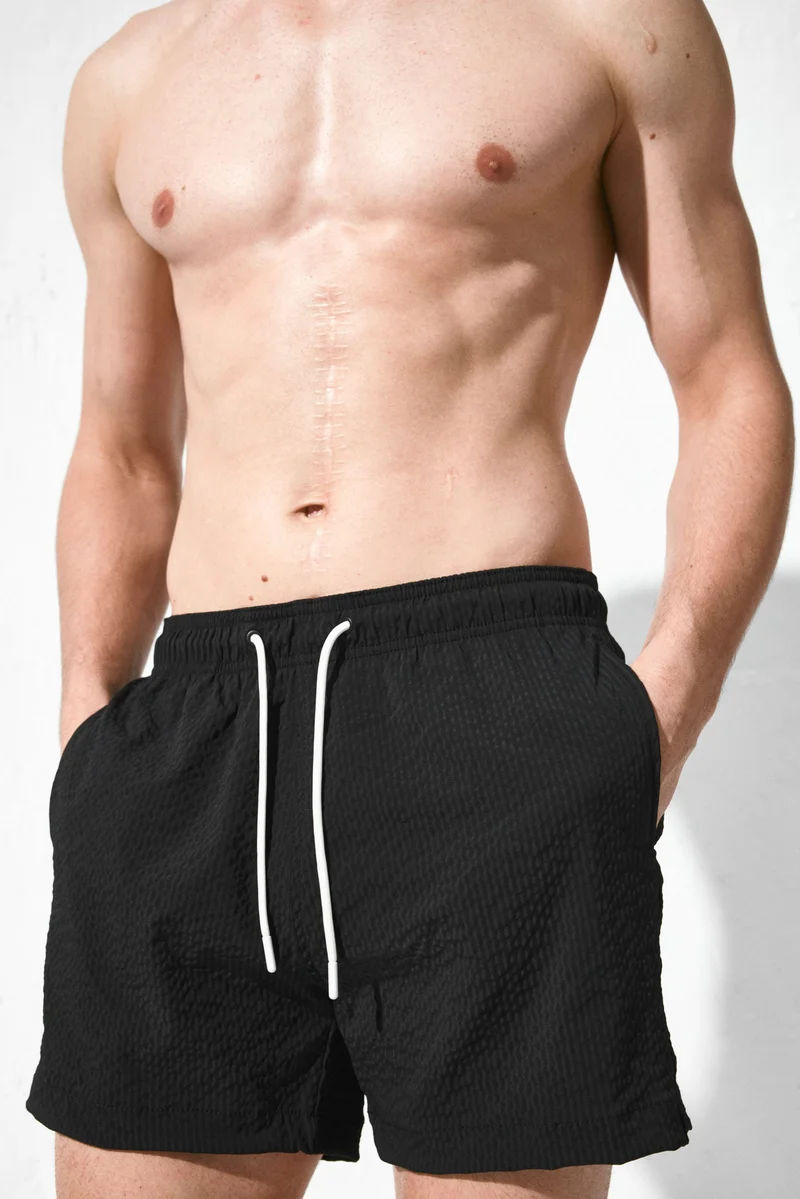 H&M Seersucker swim shorts