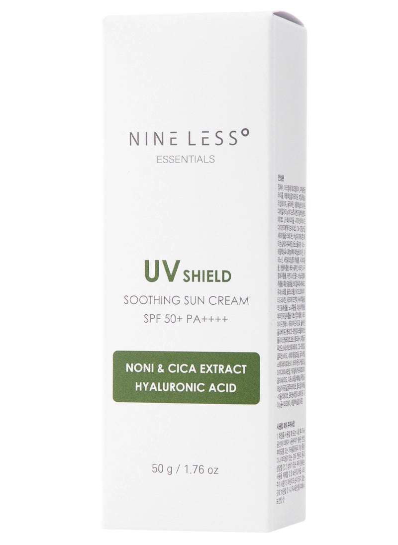 NINELESS - Nineless UV Shield Soothing Sun Cream SPF50+ PA++++, 50g - Image 1