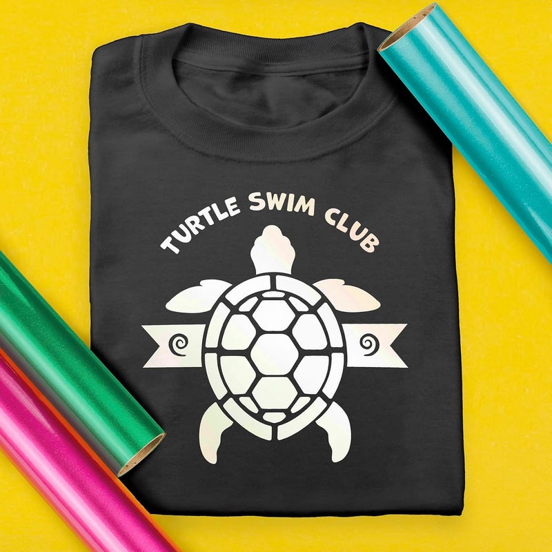 SISER فيلم نقل الحرارة سيسر إيزي ويد 118 × 5 قدم رول أبيض كهربائي أوبال متوافق مع سيسر كريكت سيلويت وغيرها من آلات القطع الاحترافية المعتمدة من CPSIA - Image 4