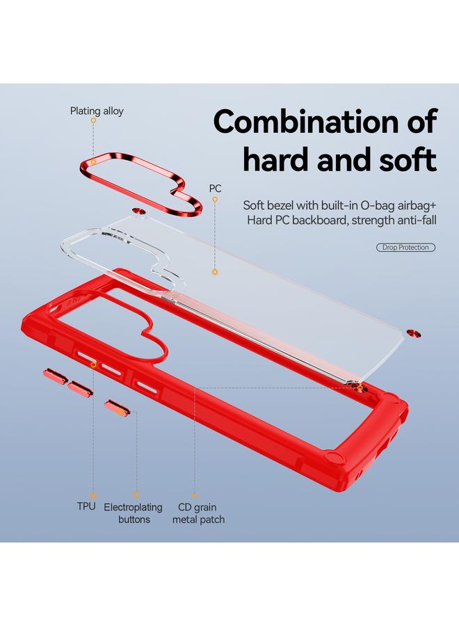 اس-توب جراب لهاتف Samsung Galaxy S24 Ultra 5G مصنوع من مادة TPU + PC لحماية العدسات - Image 3