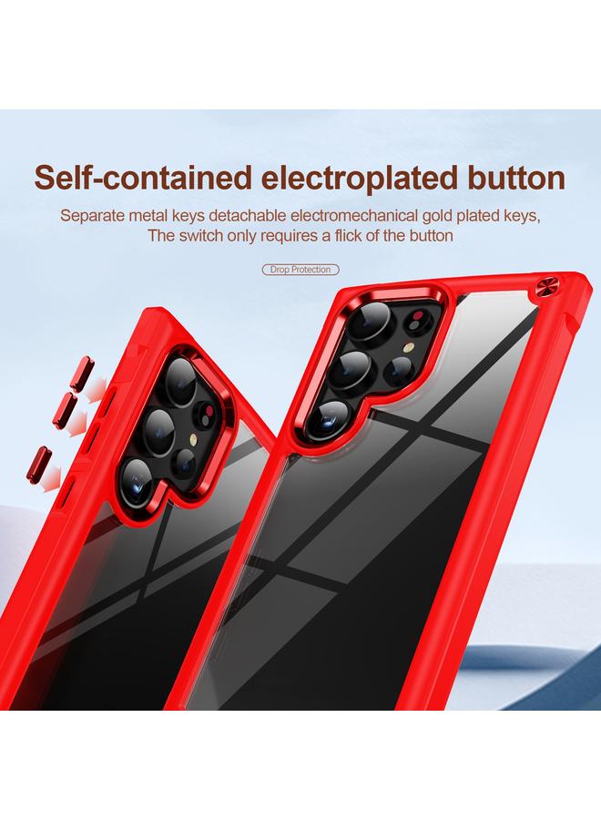 اس-توب جراب لهاتف Samsung Galaxy S24 Ultra 5G مصنوع من مادة TPU + PC لحماية العدسات - Image 5