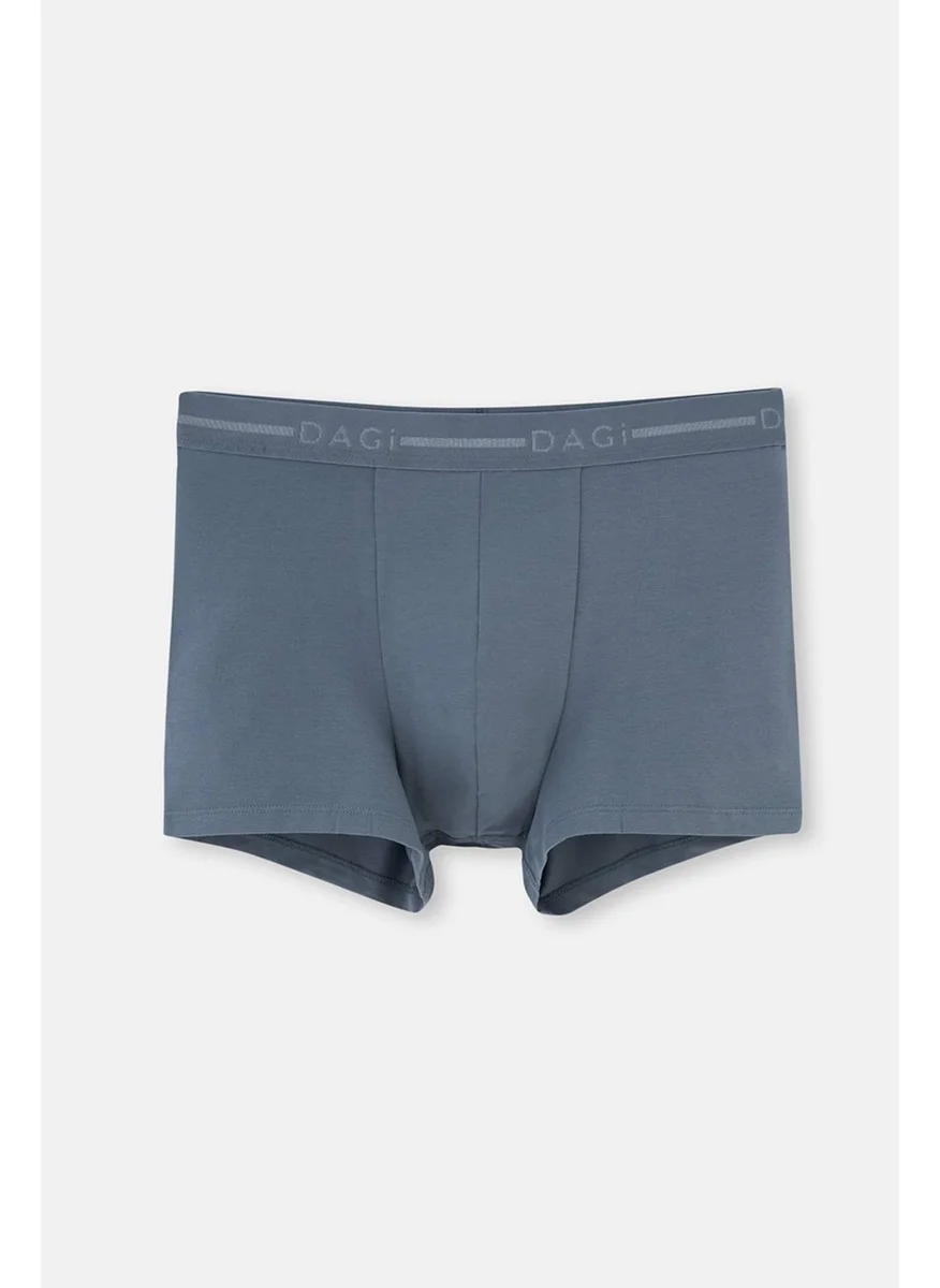 dagi Dark Grey 5210 Cotton Plain Boxer