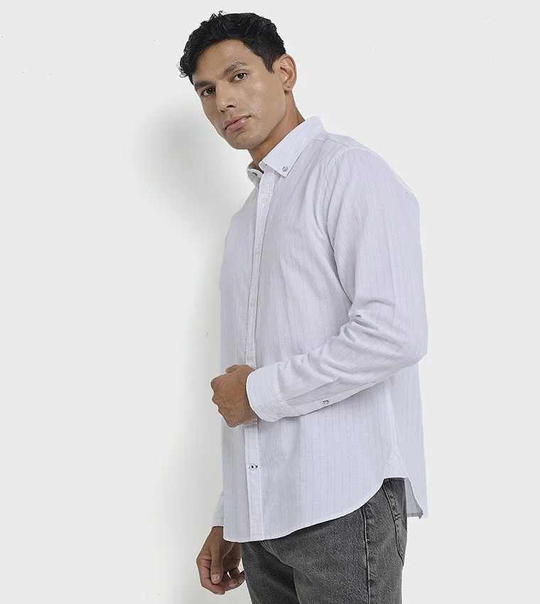 Ben Sherman Ben Sherman Men's Long Sleeve Striped Shirts