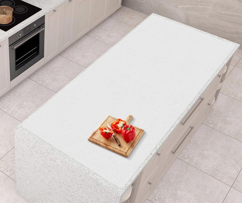 AECHY Silicone Mats for Kitchen Counter 47x236x008 Largest Heat Resistant Mat Shipped Rolled Up Kitchen Island Silicone Countertop Protector Mat Nonslip Extra Large Counter Mat Translucent