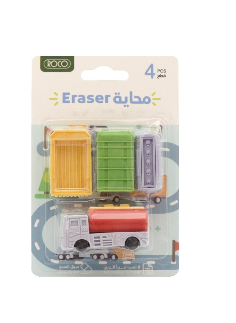 ROCO traffic design Rubber Eraser