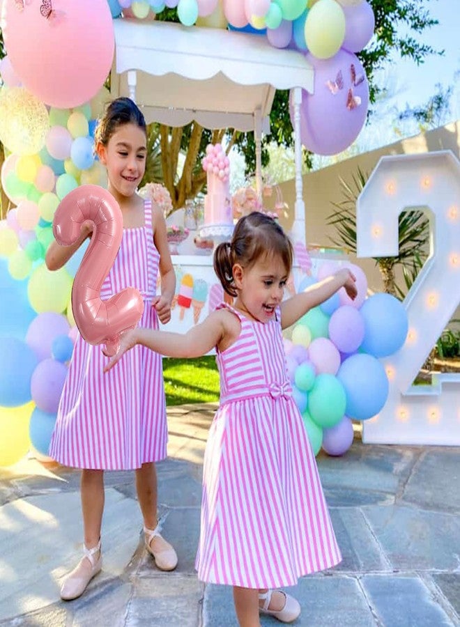 TONIFUL Number Balloons 16 Inch Light Pink 0-9 Number Mylar Foil Balloons 10 Pcs Custom Digital Balloons for Birthday Party Engagement Graduations Anniversary Baby Shower Decorations Party Supplies - Image 4