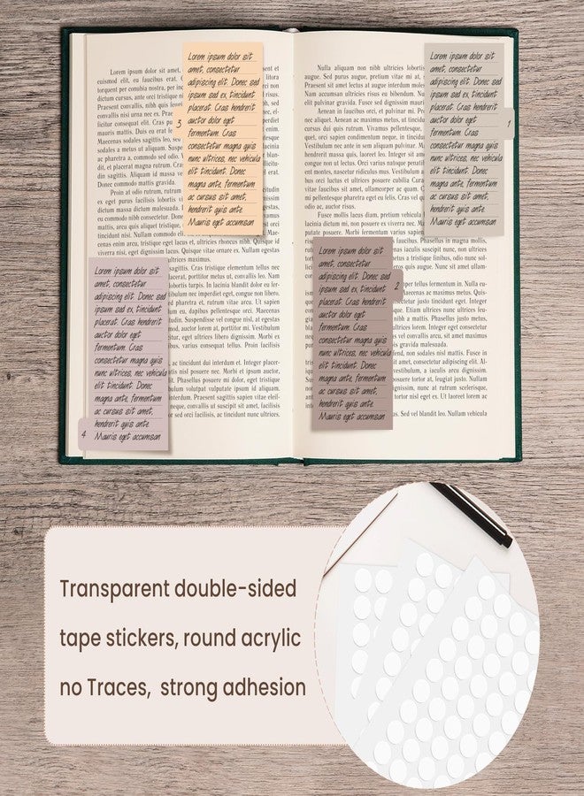 JIURUN Sticky Notes Set 920 Pack, Divider Sticky Notes Tabs, Office Supplies, Planner Sticky Note Dividers Tabs, Book Notes, Back to School Supplies - Image 5