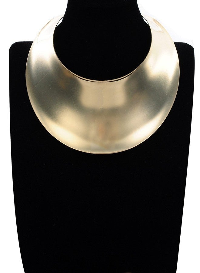 جيرولين قلادات جيرولين تشوكر للنساء، قلادة تشوكر مفتوحة من الفولاذ المقاوم للصدأ، مجوهرات أفريقية ذهبية - Image 3