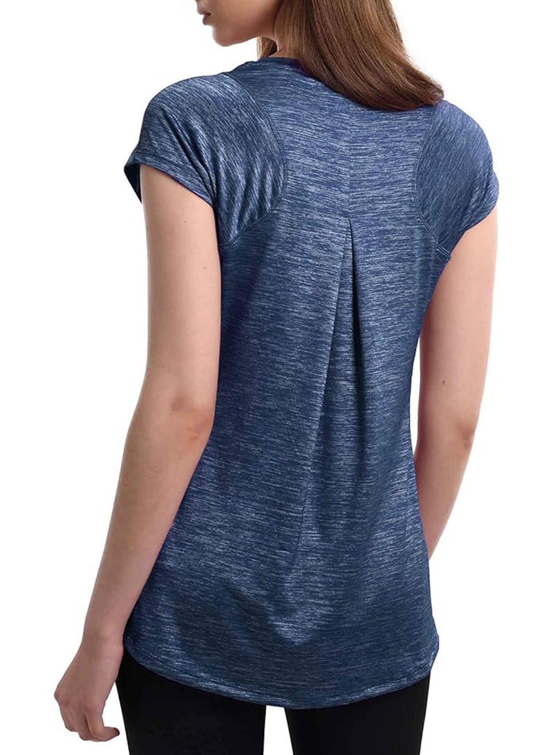 Sharpdo Women's Workout Tops Athletic Shirts Yoga Tops Sports Short Sleeve Running Gym T-Shirts  - Image 2