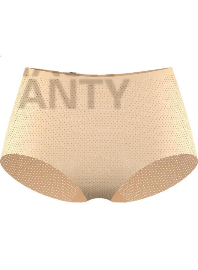 AIMER Underwear Mask Panties Breathable Mesh Antibacterial Lightweight Seamless Elastic Hip-Hugging Mid-Rise Women'S Underwear Am233941 Skin Color 165 - Image 2