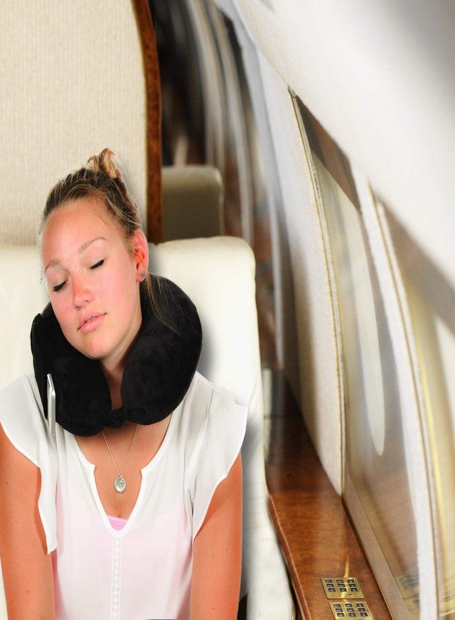 اس جي وسادة إس جيه للجنسين على شكل حرف U مصنوعة من الألياف الدقيقة الناعمة، وسادة مريحة للرقبة للسفر، السيارة، القطار، الطائرة، الحافلة -01 - Image 5