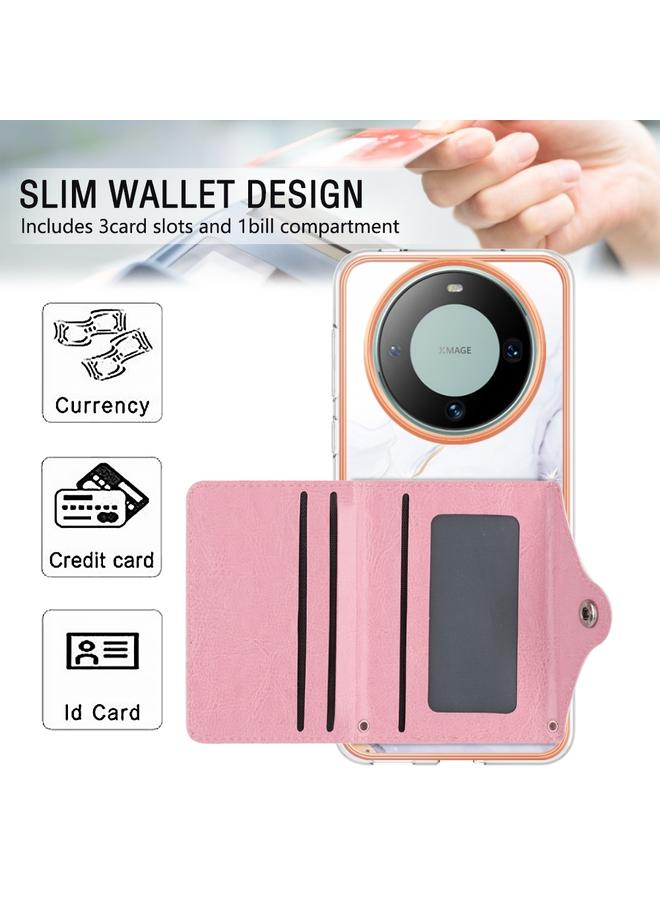 إيروريكس جراب لهاتف Huawei Mate 60 Pro بنمط رخامي مع فتحة بطاقة IMD - Image 3