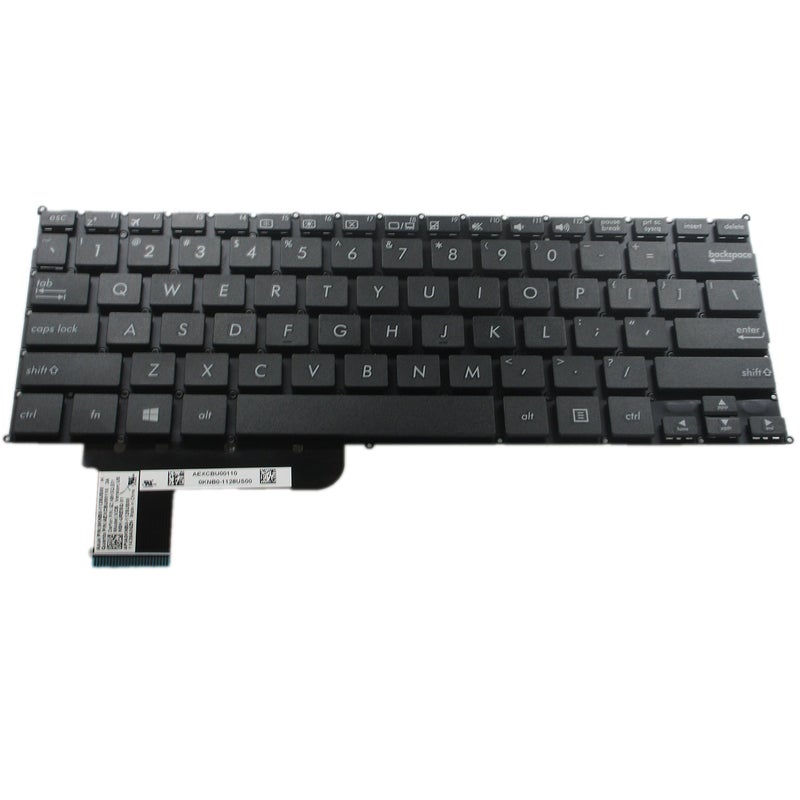 SUNMALL Laptop Replacement Keyboard Without Frame Compatible with ASUS X200 X201E X202E Q200 Q200E S200 S200E R200 R200E R201E F201E R202E Series, US Layout Black Color - Image 4