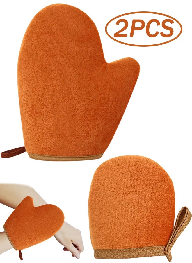 2 Pack Self Tanning Mitt Applicator Mitt Self Tanner Mits Self Tan Face Mit Tan Physics True Color Sunless Tanner Spray Tan Mitt Applicator Sunless Tanning - Image 1