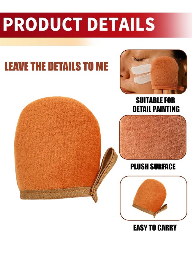 2 Pack Self Tanning Mitt Applicator Mitt Self Tanner Mits Self Tan Face Mit Tan Physics True Color Sunless Tanner Spray Tan Mitt Applicator Sunless Tanning - Image 3