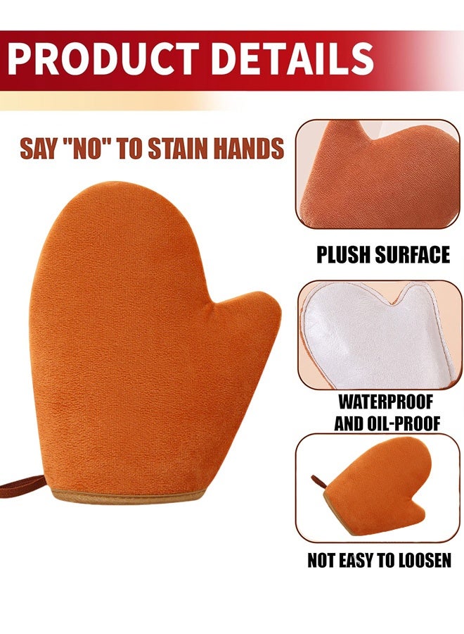 2 Pack Self Tanning Mitt Applicator Mitt Self Tanner Mits Self Tan Face Mit Tan Physics True Color Sunless Tanner Spray Tan Mitt Applicator Sunless Tanning - Image 4