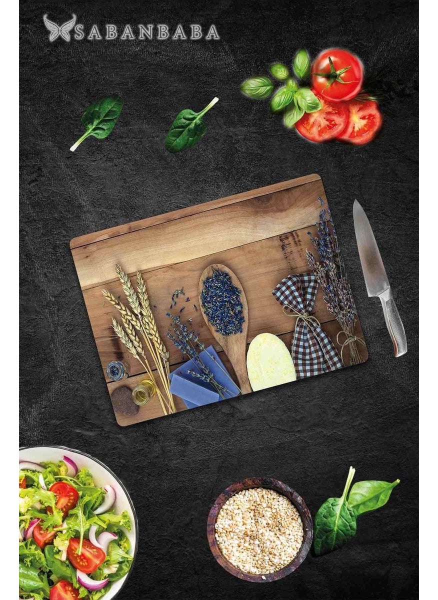 Decorative Glass Cutting Board 20 x 30 cm Seeds and Wooden Spoon - pzsku/Z4EC64ADA4F2B21AAE689Z/45/_/1725724885/24cb80a0-605f-4639-9128-a19feb1074b9