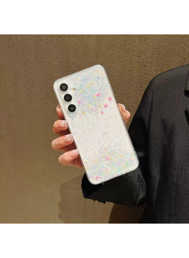 اس-توب جراب لهاتف Samsung Galaxy A14 5G جراب هاتف Dreamy Star Glitter Epoxy TPU - Image 4